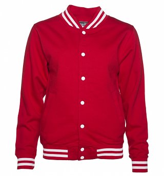 Women's Red Property Of The Joker Suicide Squad Varsity Jacket Women's Red Property Of The Joker Suicide Squad Varsity Jacket
