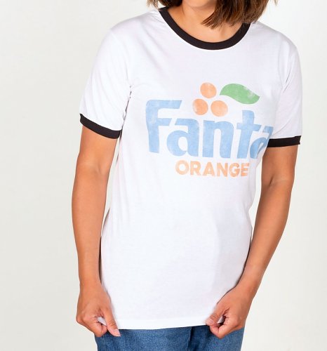 Women's Retro Fanta Ringer T-Shirt Women's Retro Fanta Ringer T-Shirt
