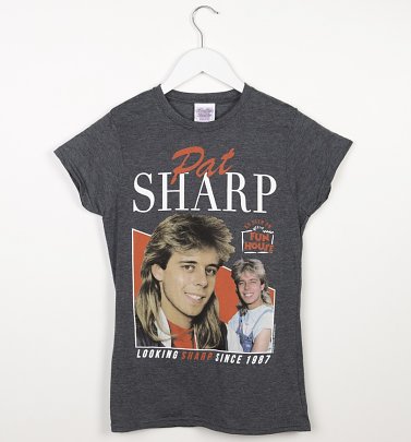 Women's Retro Pat Sharp Dark Heather T-Shirt Women's Retro Pat Sharp Dark Heather T-Shirt