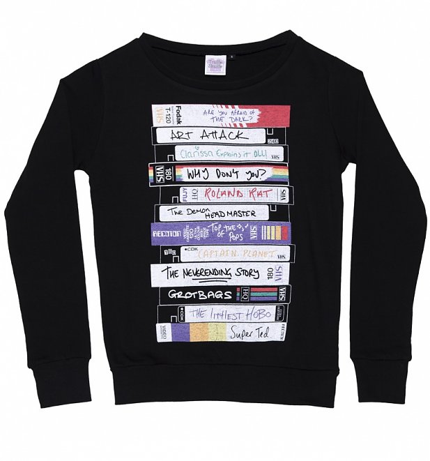 Women's Retro Video Tapes Sweater Women's Retro Video Tapes Sweater