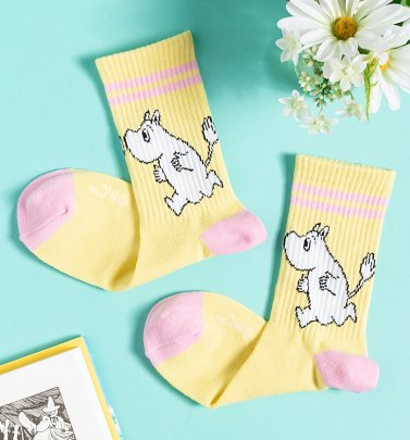 Women's Retro Yellow Moomintroll Socks Women's Retro Yellow Moomintroll Socks