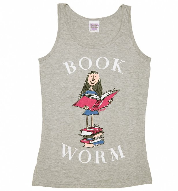 Women's Roald Dahl Matilda Book Worm Vest Women's Roald Dahl Matilda Book Worm Vest