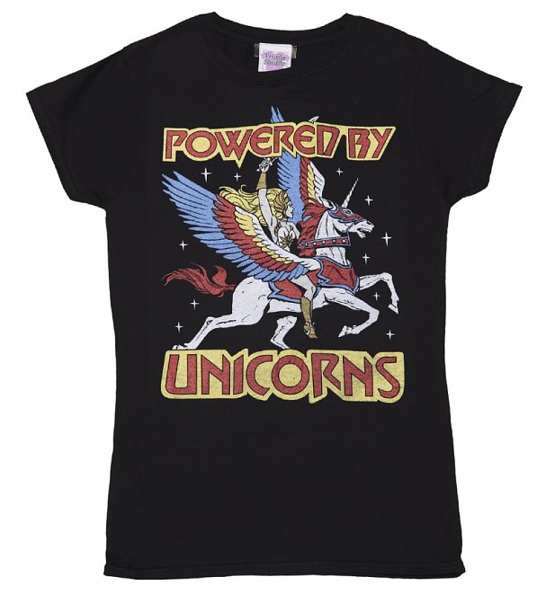 Women's She-Ra Powered By Unicorns T-Shirt Women's She-Ra Powered By Unicorns T-Shirt