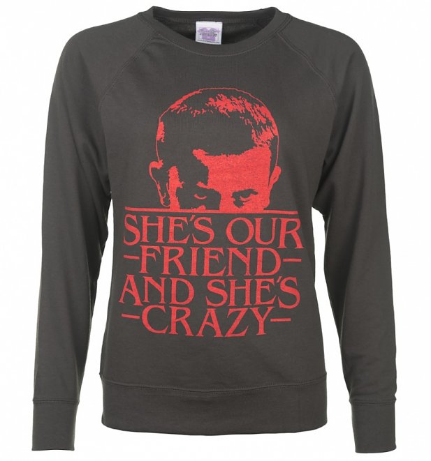 Women's She's Our Friend Eleven Stranger Things Inspired Sweater Women's She's Our Friend Eleven Stranger Things Inspired Sweater