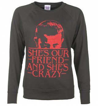 Women's She's Our Friend Eleven Stranger Things Inspired Sweater Women's She's Our Friend Eleven Stranger Things Inspired Sweater