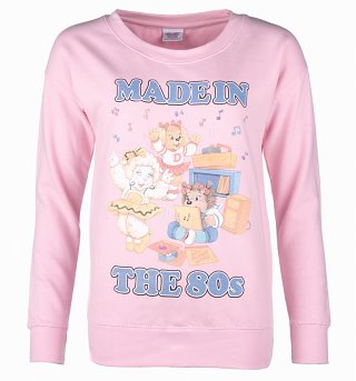 Women's The Get Along Gang Made In The 80s Baby Pink Sweater Women's The Get Along Gang Made In The 80s Baby Pink Sweater