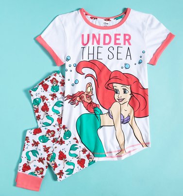 Women's The Little Mermaid Under The Sea Disney Pyjamas Women's The Little Mermaid Under The Sea Disney Pyjamas