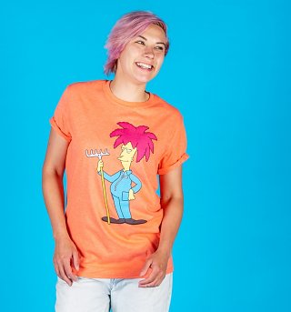 Women's The Simpsons Sideshow Bob Rolled Sleeve Boyfriend T-Shirt Women's The Simpsons Sideshow Bob Rolled Sleeve Boyfriend T-Shirt