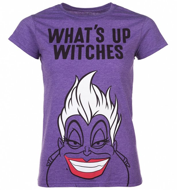 Women's Ursula What's Up Witches The Little Mermaid T-Shirt Women's Ursula What's Up Witches The Little Mermaid T-Shirt