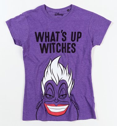 Women's Ursula What's Up Witches The Little Mermaid T-Shirt Women's Ursula What's Up Witches The Little Mermaid T-Shirt