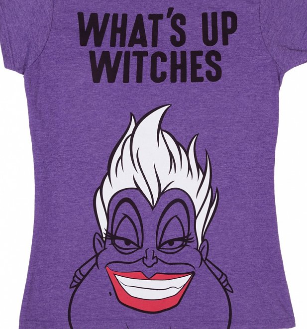 Women's Ursula What's Up Witches The Little Mermaid T-Shirt Women's Ursula What's Up Witches The Little Mermaid T-Shirt