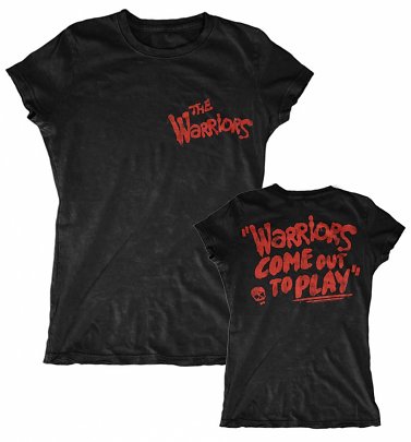 Women's Warriors Come Out To Play Black T-Shirt Women's Warriors Come Out To Play Black T-Shirt