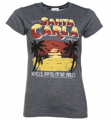 Women's Welcome to Santa Carla Dark Heather T-Shirt Women's Welcome to Santa Carla Dark Heather T-Shirt
