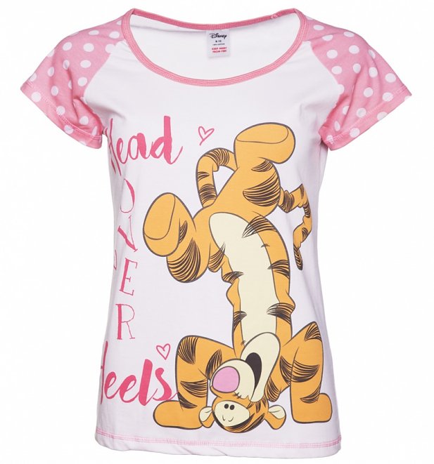 Women's Winnie The Pooh Head Over Heels Tigger Pyjamas Women's Winnie The Pooh Head Over Heels Tigger Pyjamas
