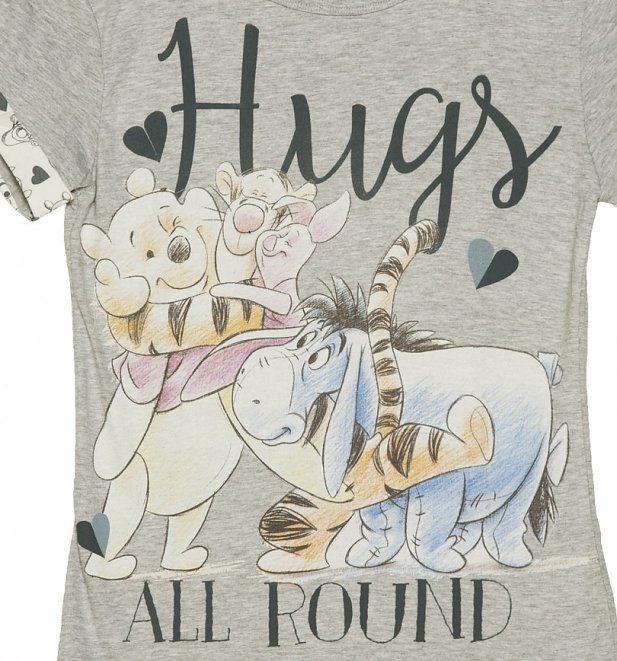 Women's Winnie The Pooh Hugs All Round Pyjamas Women's Winnie The Pooh Hugs All Round Pyjamas
