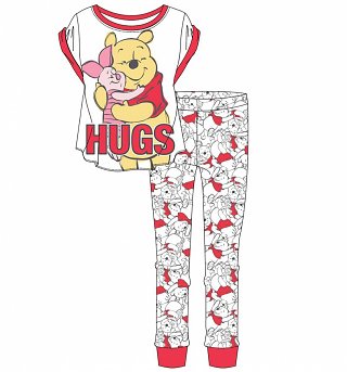 Women's Winnie The Pooh Hugs Pyjamas Women's Winnie The Pooh Hugs Pyjamas
