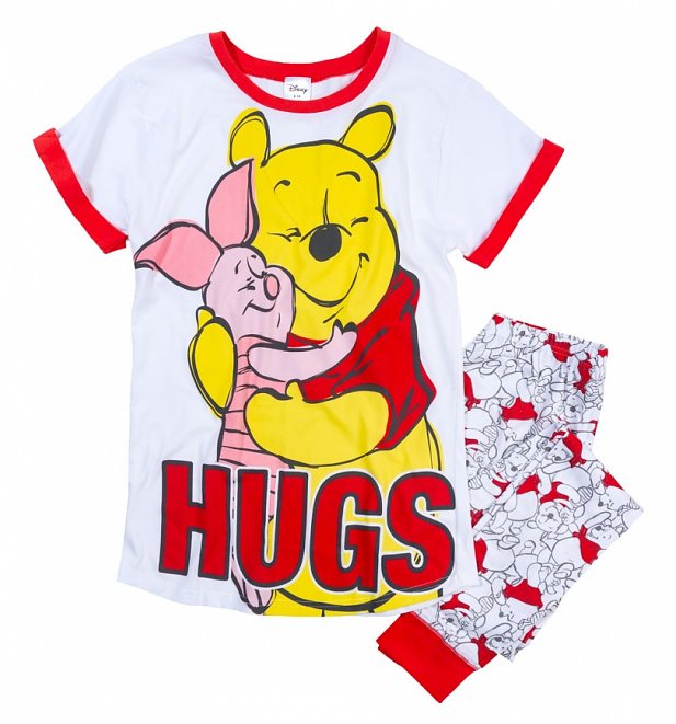 Women's Winnie The Pooh Hugs Pyjamas Women's Winnie The Pooh Hugs Pyjamas