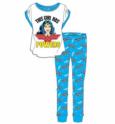 Women's Wonder Woman This Girl Has Powers Pyjamas Women's Wonder Woman This Girl Has Powers Pyjamas