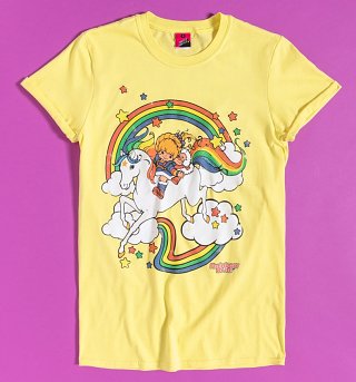 Women's Yellow Rainbow Brite Clouds 