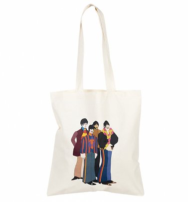 Yellow Submarine Beatles Group Tote Bag Yellow Submarine Beatles Group Tote Bag