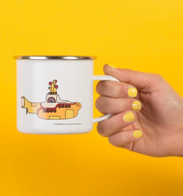 Yellow Submarine Enamel Mug Yellow Submarine Enamel Mug