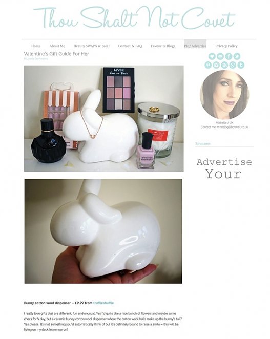 Wonderland Bunny Cotton Tail Cotton Wool Dispenser Wonderland Bunny Cotton Tail Cotton Wool Dispenser