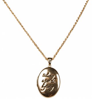 Gold Plated Believing Is Just The Beginning Tinker Bell Locket from Disney Couture Gold Plated Believing Is Just The Beginning Tinker Bell Locket from Disney Couture