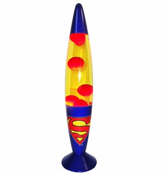 DC Comics Classic Superman Logo Lava Lamp DC Comics Classic Superman Logo Lava Lamp
