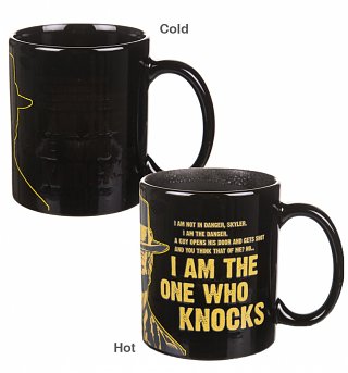 Breaking Bad I Am The One Who Knocks Heat Changing Mug Breaking Bad I Am The One Who Knocks Heat Changing Mug