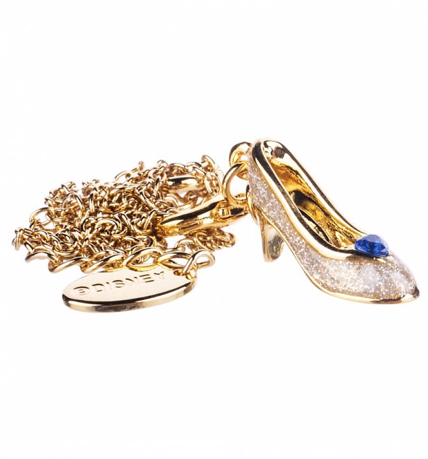 14kt Gold Plated Cinderella Slipper Charm And Necklace from Disney Couture 14kt Gold Plated Cinderella Slipper Charm And Necklace from Disney Couture
