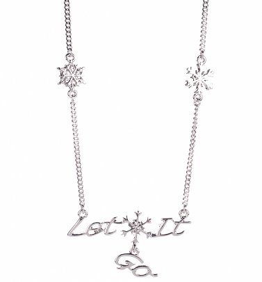 14kt White Gold Plated Frozen Let It Go Necklace 14kt White Gold Plated Frozen Let It Go Necklace