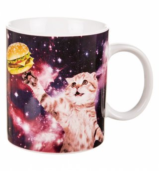 Boxed Cat In Space Mug Boxed Cat In Space Mug
