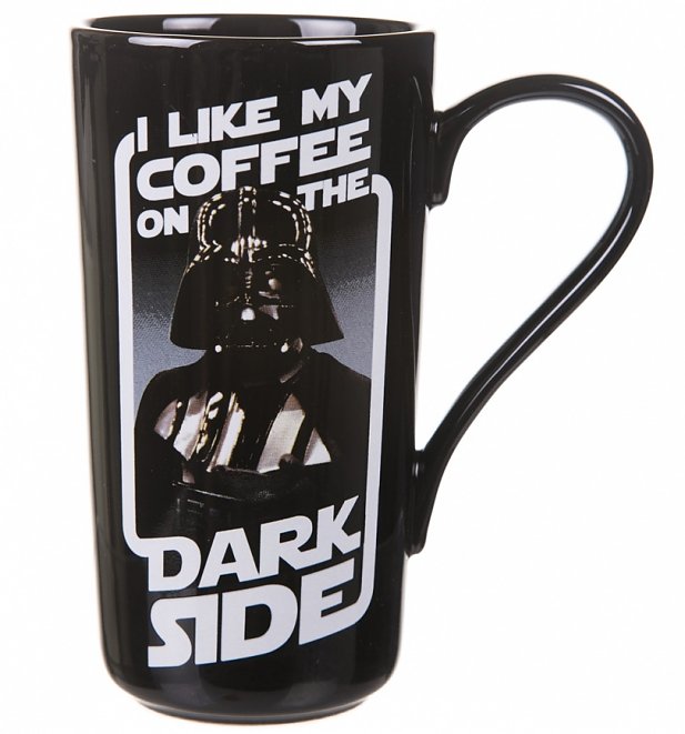 Boxed Darth Vader I Like My Coffee On the Dark Side Latte Mug Boxed Darth Vader I Like My Coffee On the Dark Side Latte Mug