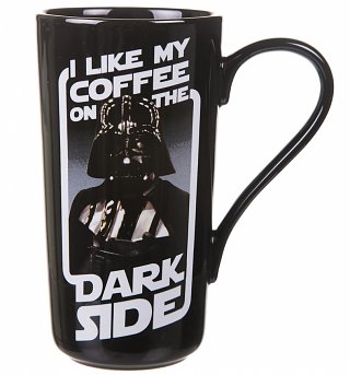 Boxed Darth Vader I Like My Coffee On the Dark Side Latte Mug Boxed Darth Vader I Like My Coffee On the Dark Side Latte Mug