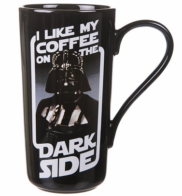 Boxed Darth Vader I Like My Coffee On the Dark Side Latte Mug Boxed Darth Vader I Like My Coffee On the Dark Side Latte Mug