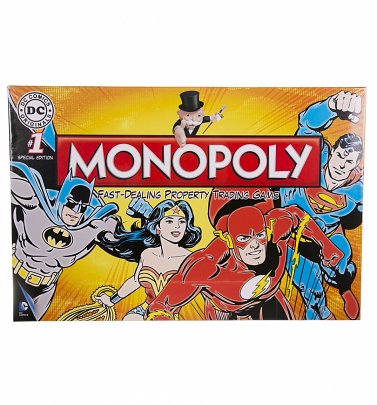 DC Comics Monopoly Game Set DC Comics Monopoly Game Set