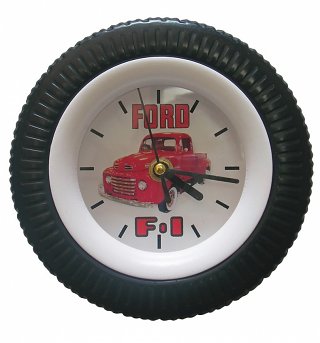 Ford F-1 Tyre Wall Clock Ford F-1 Tyre Wall Clock