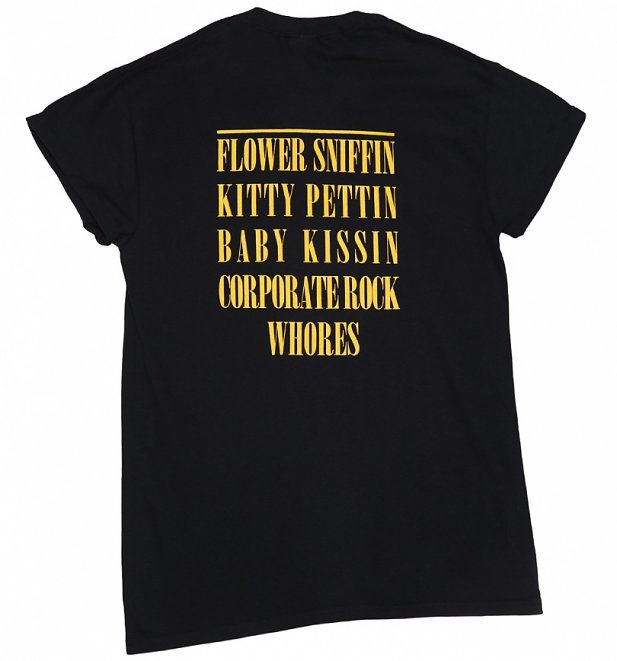 Women's Black Nirvana Nevermind Rolled Sleeve Boyfriend T-Shirt Women's Black Nirvana Nevermind Rolled Sleeve Boyfriend T-Shirt