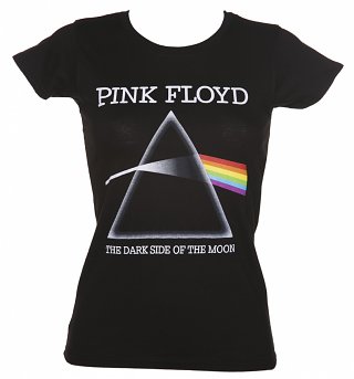 Women's Black Pink Floyd Dark Side Of The Moon T-Shirt Women's Black Pink Floyd Dark Side Of The Moon T-Shirt