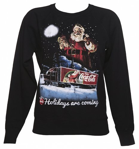 Women's Coca-Cola Holidays Are Coming Lightweight Christmas Jumper Women's Coca-Cola Holidays Are Coming Lightweight Christmas Jumper