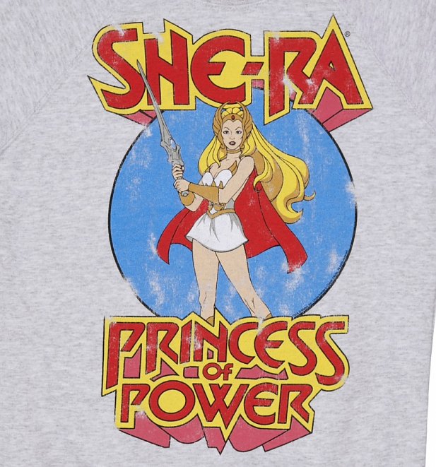 Women's Grey She-Ra Princess Of Power Lightweight Sweater Women's Grey She-Ra Princess Of Power Lightweight Sweater