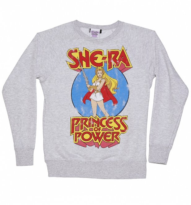 Women's Grey She-Ra Princess Of Power Lightweight Sweater Women's Grey She-Ra Princess Of Power Lightweight Sweater