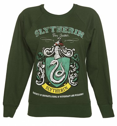 Women's Harry Potter Slytherin Team Quidditch Sweater Women's Harry Potter Slytherin Team Quidditch Sweater