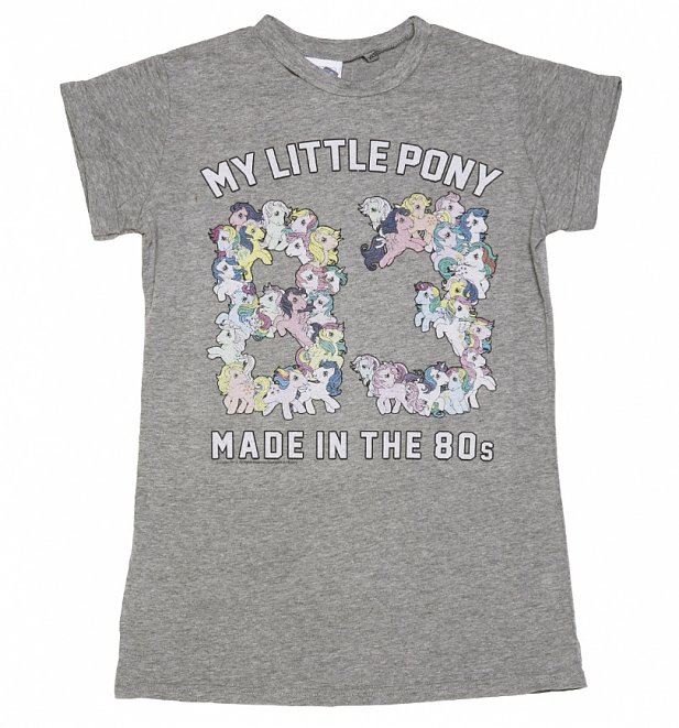 Women's My Little Pony 83 Rolled Sleeve Boyfriend T-Shirt Women's My Little Pony 83 Rolled Sleeve Boyfriend T-Shirt