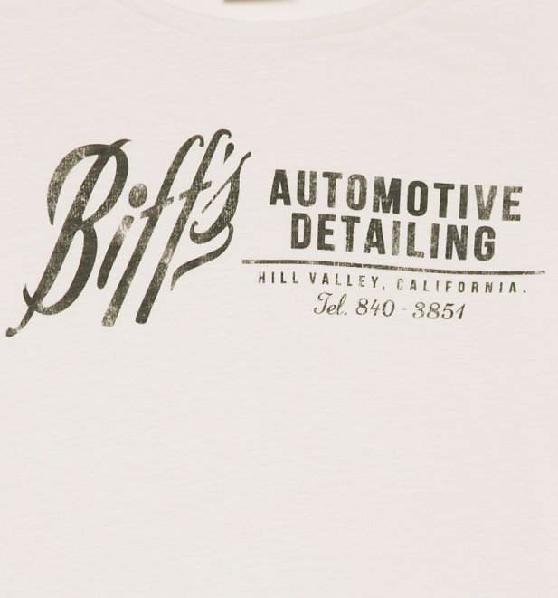Women's Off White Biffs Automotive Detailing Scoop Neck Organic Slub T-Shirt Women's Off White Biffs Automotive Detailing Scoop Neck Organic Slub T-Shirt