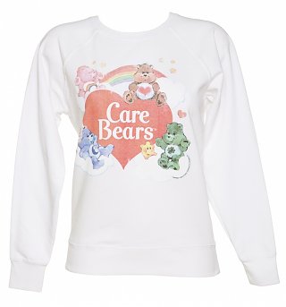 Women's Vintage Care Bears Lightweight Sweater Women's Vintage Care Bears Lightweight Sweater