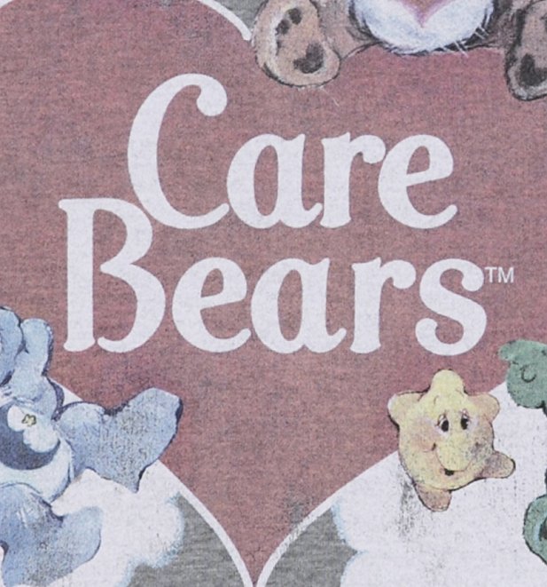Women's Vintage Care Bears Rolled Sleeve Boyfriend T-Shirt Women's Vintage Care Bears Rolled Sleeve Boyfriend T-Shirt