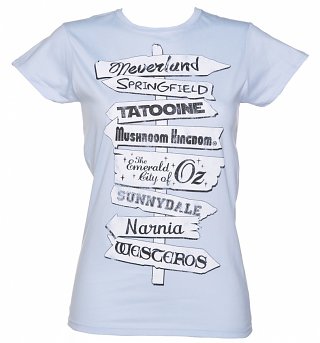 Women's World Famous Signpost T-Shirt Women's World Famous Signpost T-Shirt