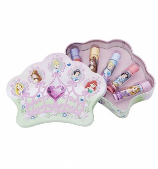 Lip Smacker Pretty as a Princess Disney Crown Tin with 5 Lip Balms Lip Smacker Pretty as a Princess Disney Crown Tin with 5 Lip Balms