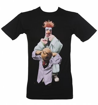 Men's Black Bunsen And Beaker T-Shirt Men's Black Bunsen And Beaker T-Shirt